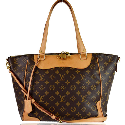 LOUIS VUITTON Estrela MM NM Monogram Canvas Shoulder Bag Brown