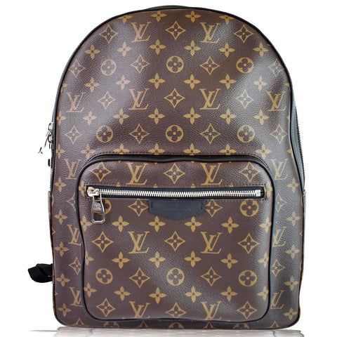 LOUIS VUITTON Josh Monogram Canvas Backpack Bag Brown