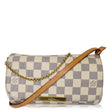 LOUIS VUITTON Favorite PM Damier Azur Crossbody Bag White