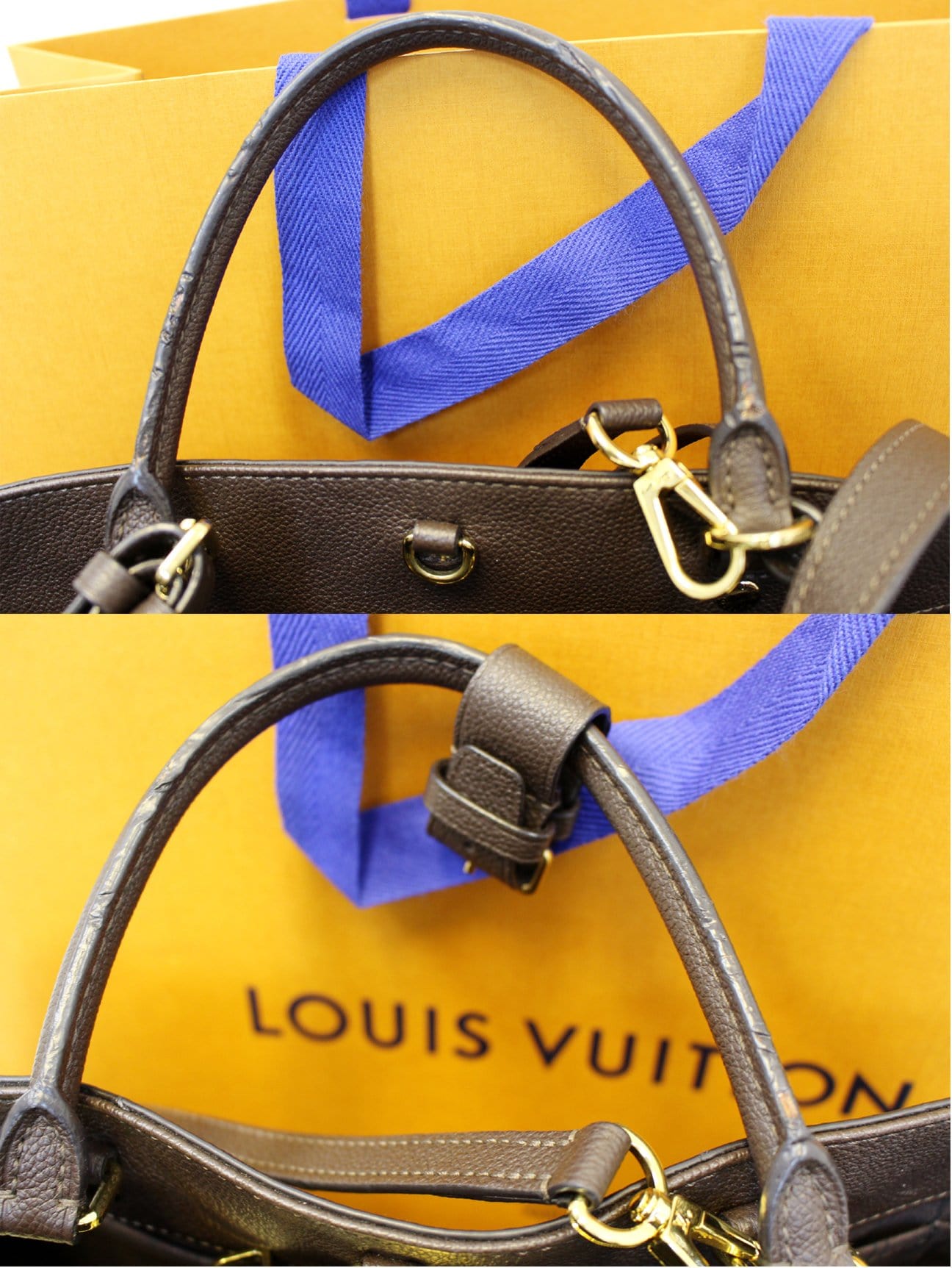 Louis Vuitton Iris Monogram Empreinte Leather Montaigne GM Bag