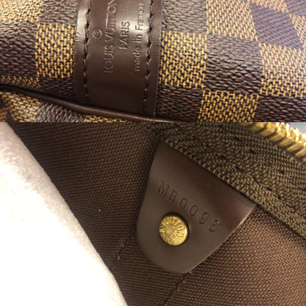 Louis Vuitton Keepall - Lv Damier Ebene Travel Bag - lv strap