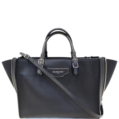 BALENCIAGA Papier A6 Calfskin Zip Around Shoulder Bag Black - 20% OFF