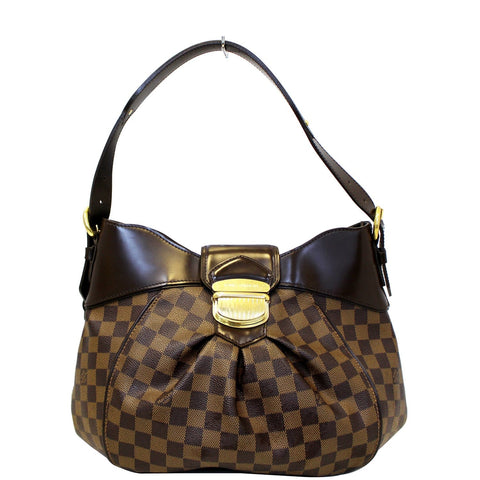 LOUIS VUITTON Sistina PM Damier Ebene Shoulder Handbag