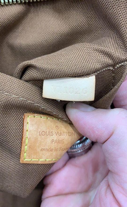Louis Vuitton Riveting Handbag Monogram Canvas at 1stDibs