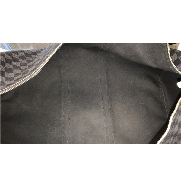 LOUIS VUITTON Keepall 55 Damier Graphite Bandouliere Travel Bag