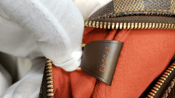 Louis Vuitton Nolita - Lv Damier Ebene Satchel Bag Brown - lv tag