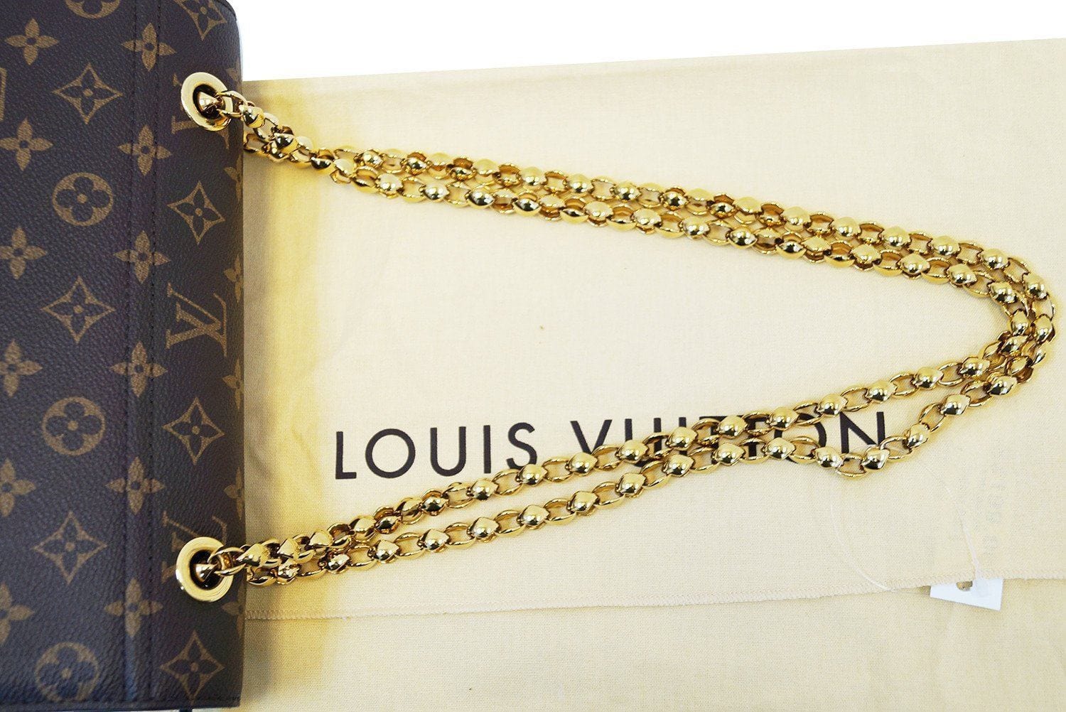 Louis Vuitton Brown & Red Monogram Victorie Shoulder Bag – Savonches
