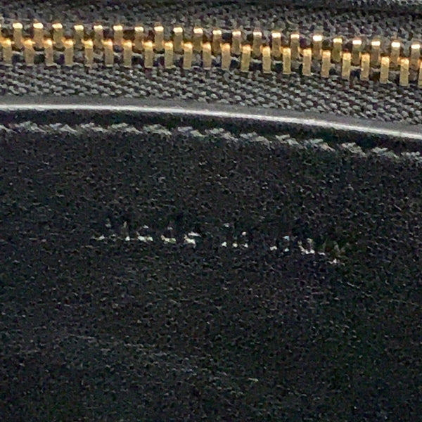 CELINE Medium Edge Python Leather Top Handle Shoulder Bag Beige