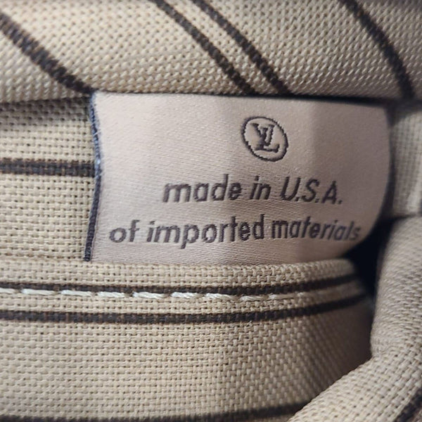 LOUIS VUITTON Neverfull MM Monogram Canvas Pochette Wristlet Pouch Brown