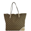 Gucci Large Britt GG Canvas Tote Bag Women | Beige 