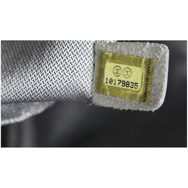 Chanel Tote Bag Large CC Chain Lambskin Cream close view