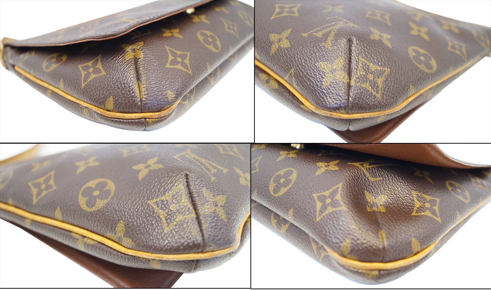 Authentic Louis Vuitton Canvas Leather Shoulder Crossbody Strap