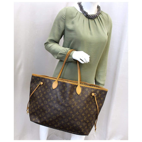 Louis Vuitton Neverfull GM Monogram Canvas Handbag