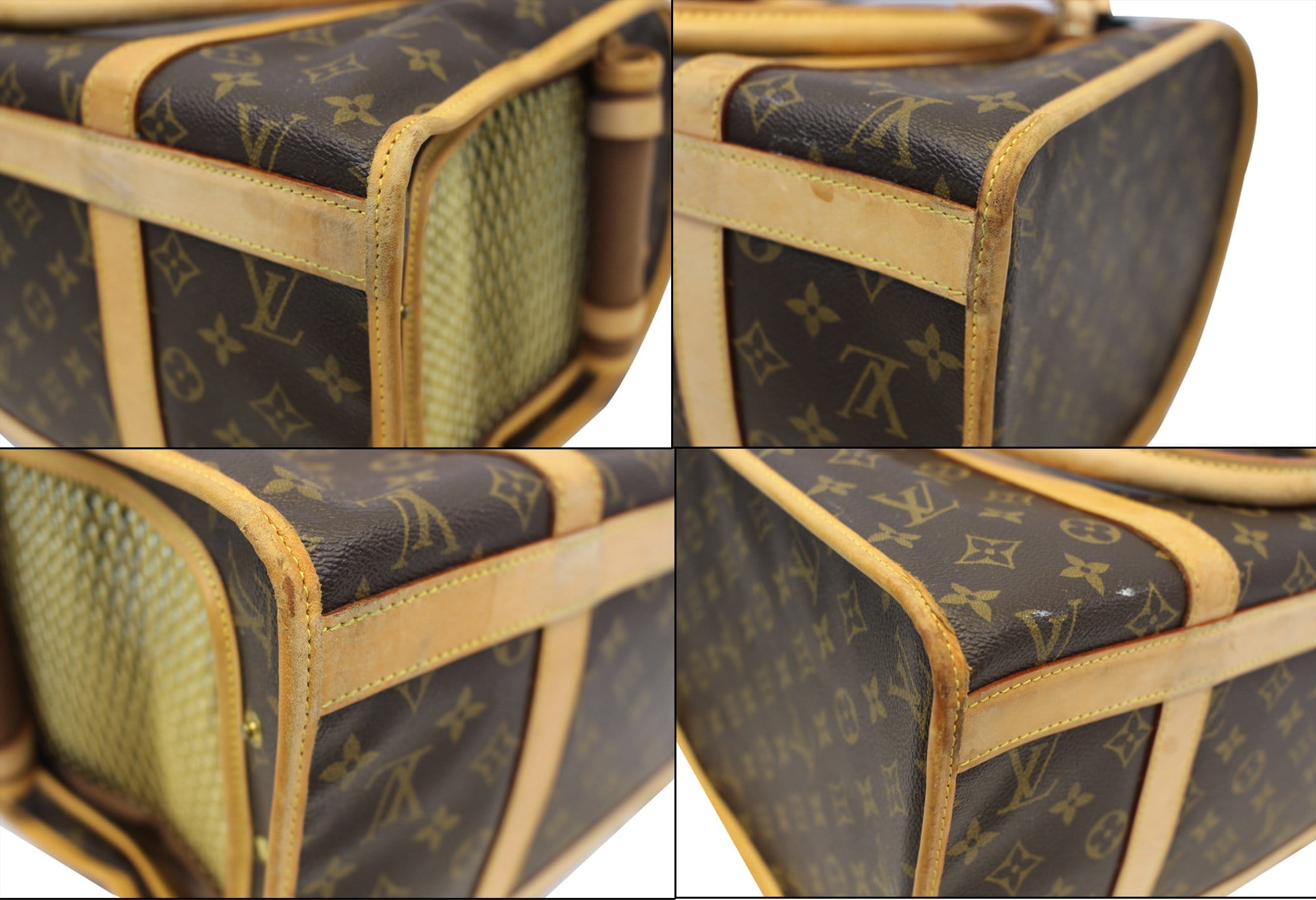 Louis Vuitton, Bags, Louis Vuitton Sac Chien 4 Monogram Dog Carrier