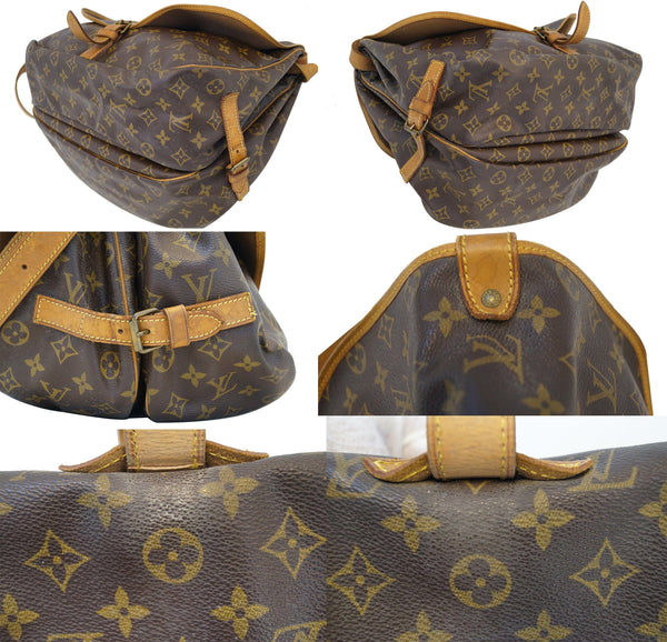 LOUIS VUITTON Monogram Saumur 35 Shoulder Bag