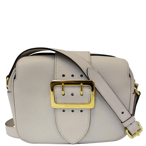 BURBERRY Small Buckle Crossbody Bag Limestone
