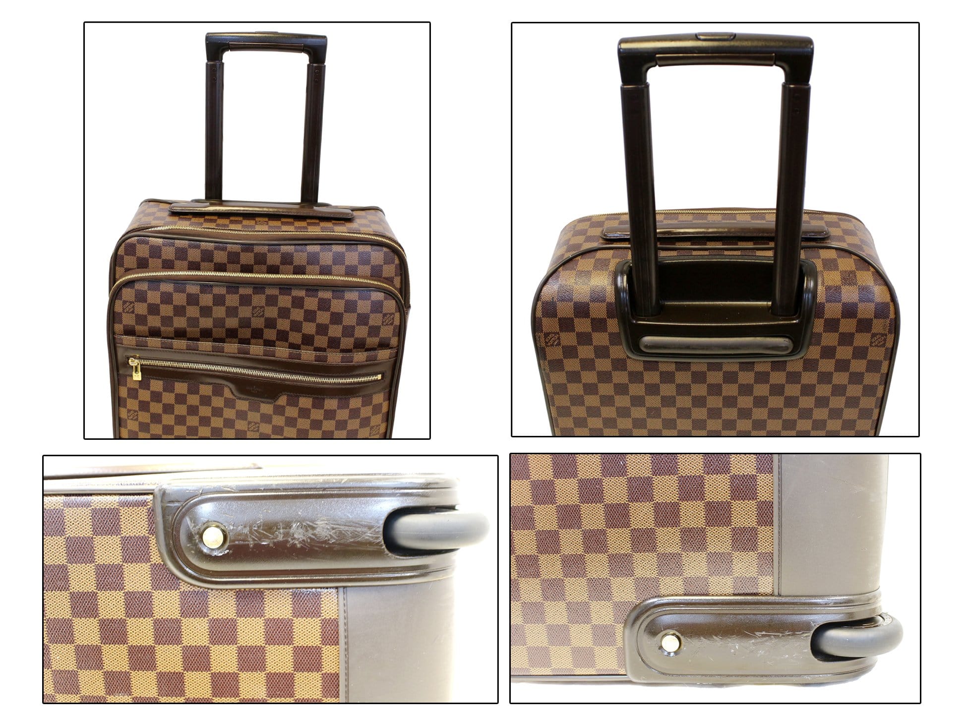 LOUIS VUITTON Damier Ebene Pegase 55 Business Suitcase