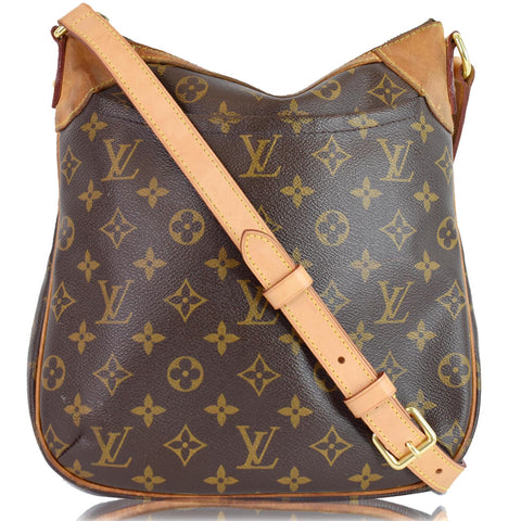 LOUIS VUITTON Odeon PM Monogram Canvas Shoulder Crossbody Bag Brown