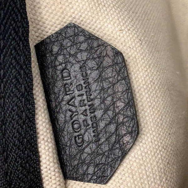 Goyard Grenadine Chevron Printed Canvas and Leather Bag - made in France