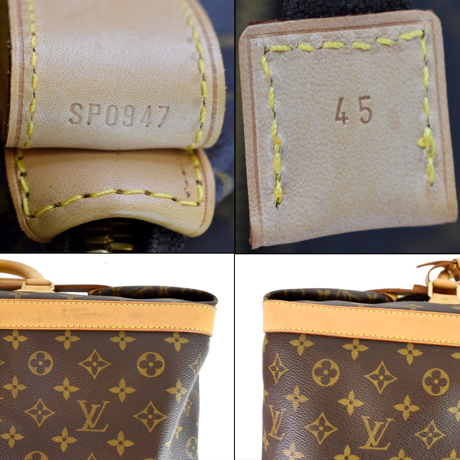 Cruiser cloth travel bag Louis Vuitton Brown in Cloth - 36211468