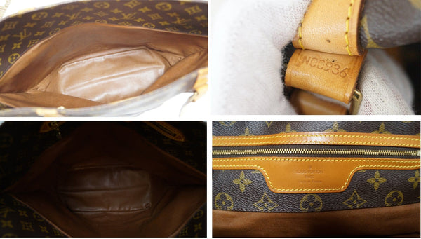 LOUIS VUITTON Monogram Canvas Sac Shopping Tote Bag