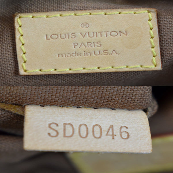 LOUIS VUITTON Tulum PM Monogram Canvas Shoulder Bag Brown