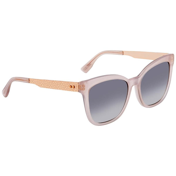 JIMMY CHOO JUNIA/S PR5 55 Women Pink Gold Sunglasses Grey Lens