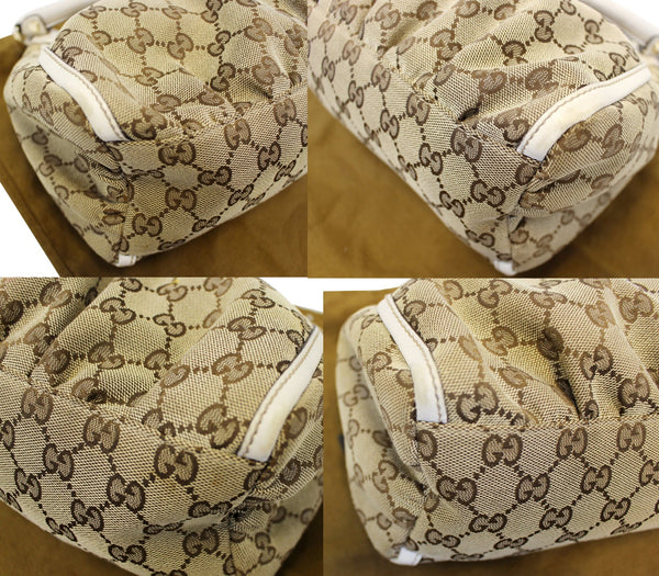 Gucci Hobo Bag GG Monogram Medium D Ring - leather bags