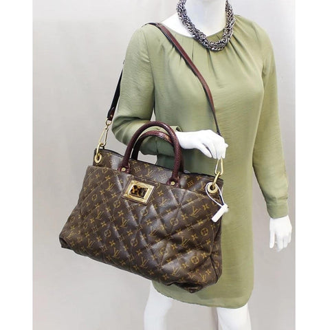LOUIS VUITTON Etoile GM Exotique Monogram Tote Shoulder Bag Brown-US