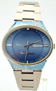 Mido Commander 8689 Automatic Blue SS Day/Date Swiss Watch