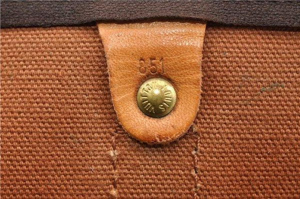 LOUIS VUITTON Monogram Canvas Keepall Bandouliere 55 Travel Bag