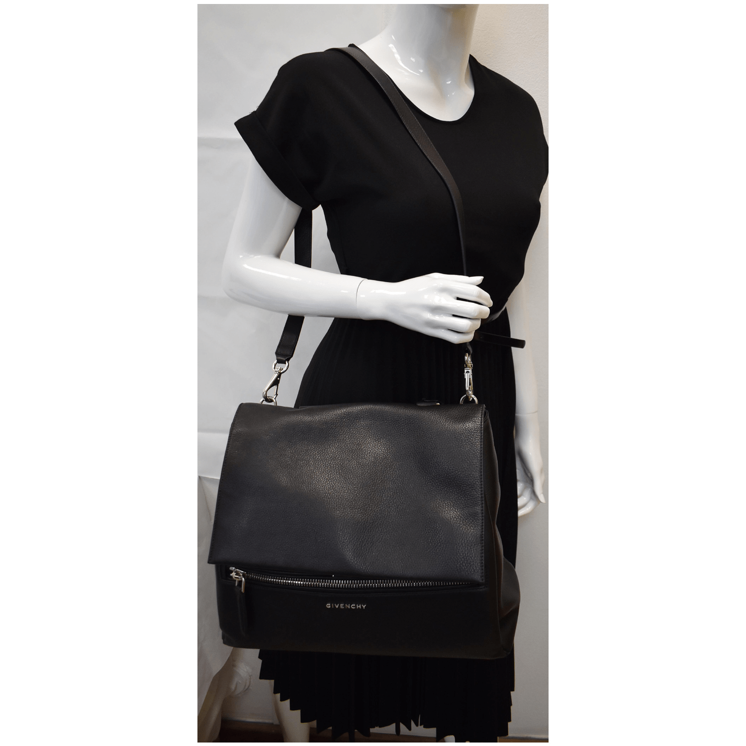 Givenchy, Bags, Givenchy Pandora Medium Leather Messenger Bag