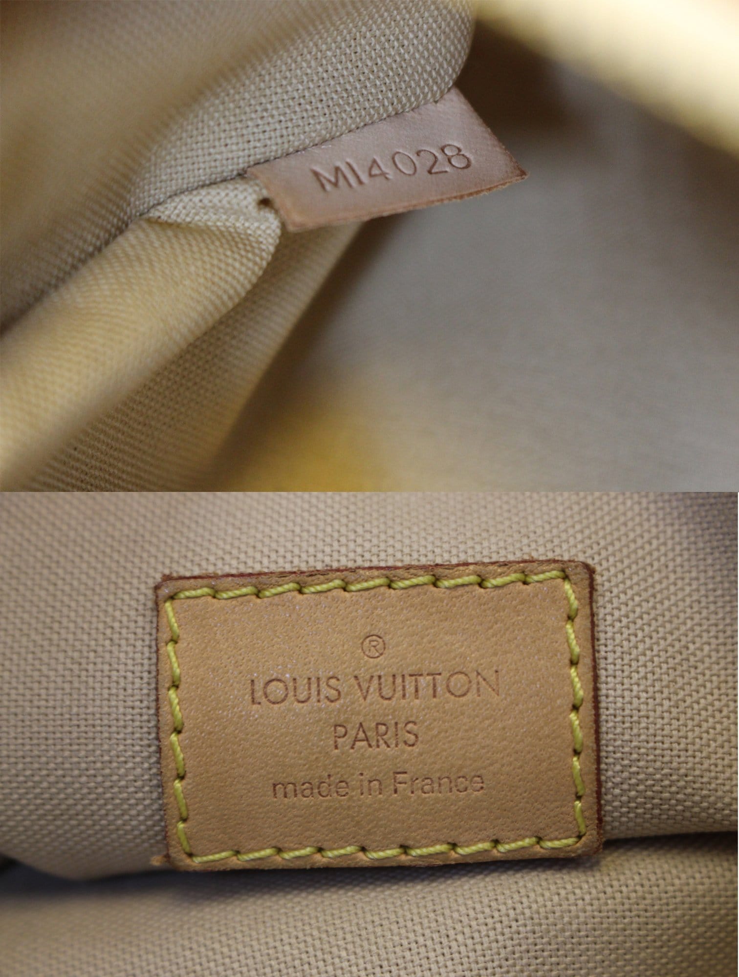 Louis Vuitton White Damier Azur Pochette Bosphore Leather Cloth ref.984988  - Joli Closet