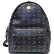MCM Stark Classic Visetos Medium Backpack Bag Black
