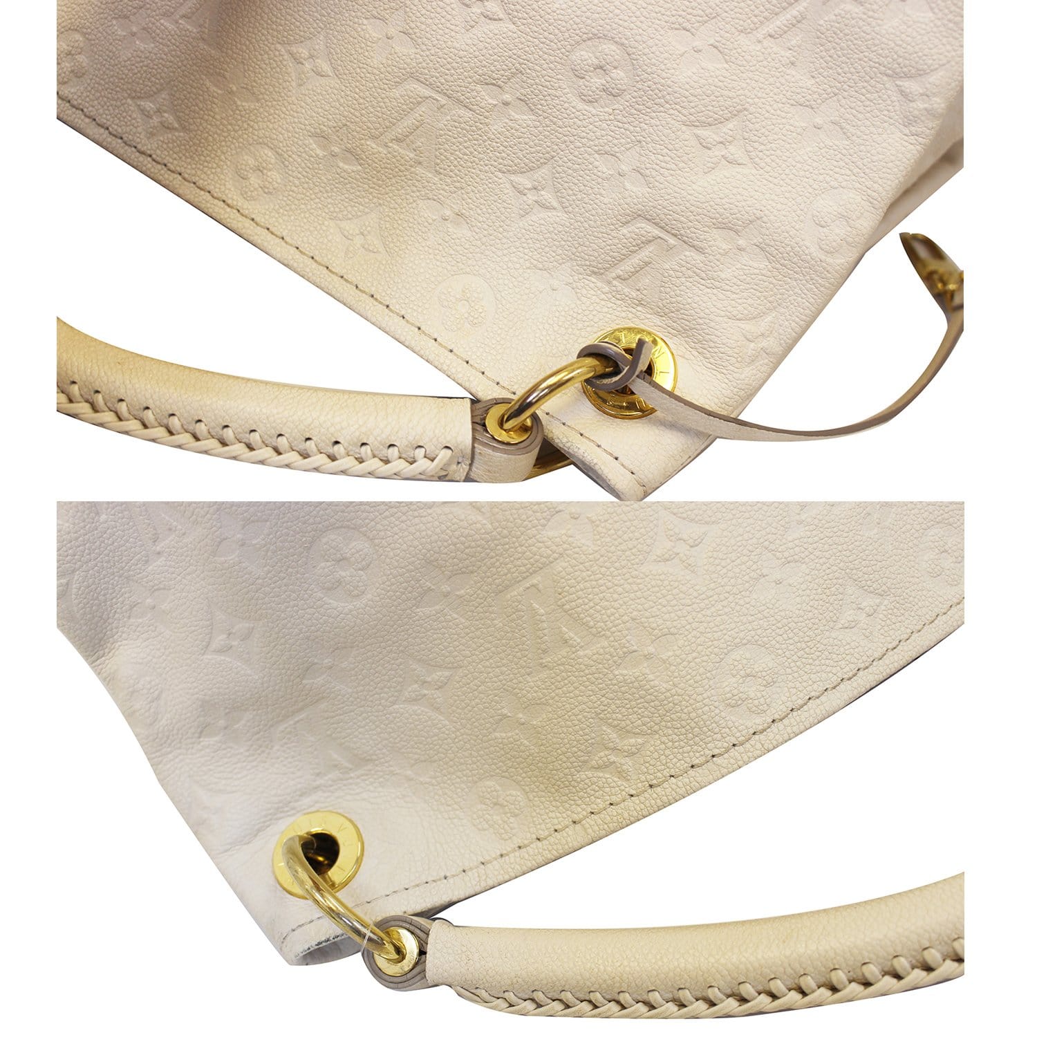 Louis Vuitton Monogram Empreinte Artsy MM M41182 Beige Leather Pony-style  calfskin ref.798213 - Joli Closet
