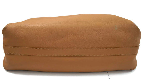 Authentic Tod's Benji Pattina Media Tan Handbag W/DustBag CG001 - Dallas Designer Handbags