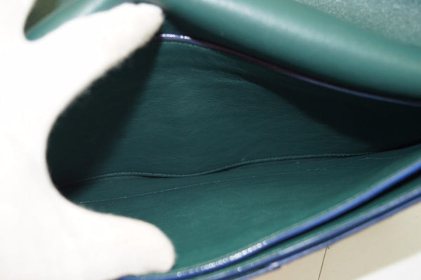 Authentic CELINE Diamond Clutch 2 Way Shoulder Bag Leather Multicolor E1994 - Dallas Designer Handbags