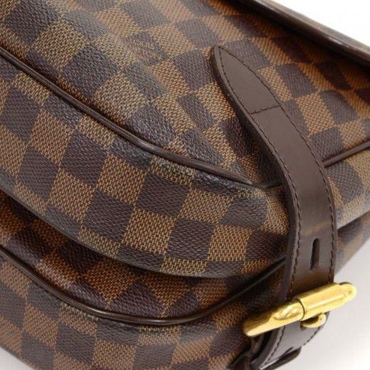 Louis Vuitton Highbury Damier Ebene Shoulder Handbag - leather