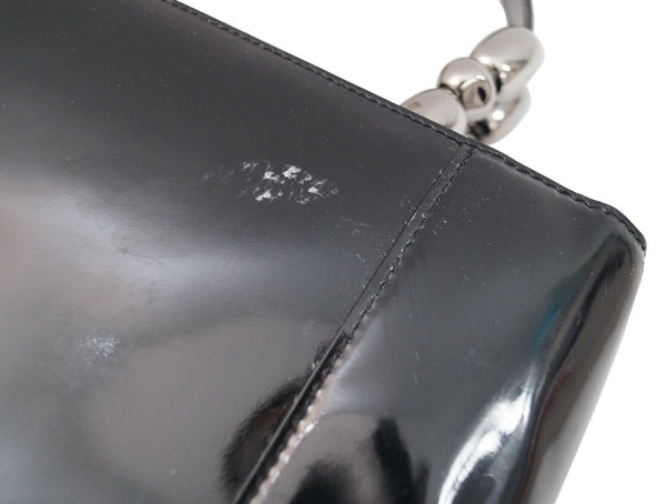 Christian Dior Handbags - Maris Pearl Black Patent Leather Bag - sale