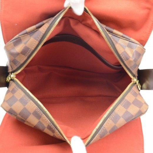 Authentic Louis Vuitton Damier Naviglio Shoulder Cross Body Bag N45255 LV  3648G
