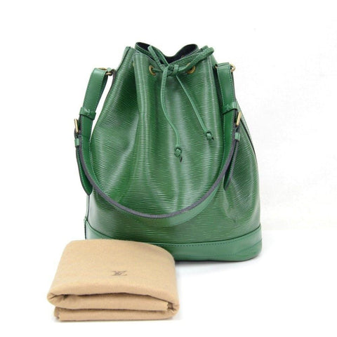 LOUIS VUITTON Noe Large Green Epi Leather Vintage Shoulder Bag