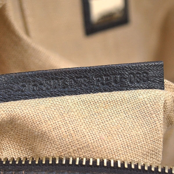 Fendi Zucca Pattern Handbag Nylon Leather - inside view