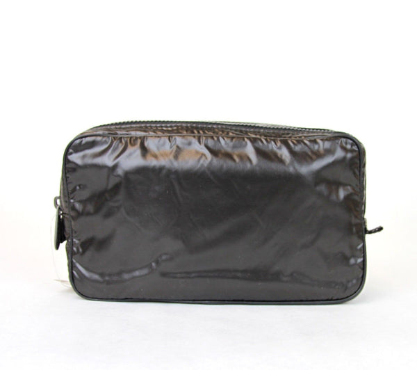 $695 NWT Bottega Veneta 245371 Men's Brown Nylon Small Travel Case Pouch Bag - Dallas Designer Handbags
