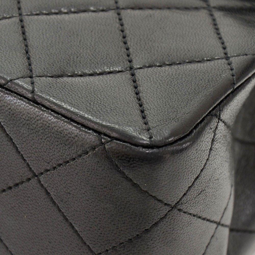 Chanel Vintage Black Quilted Suede Shoulder Bag, myGemma