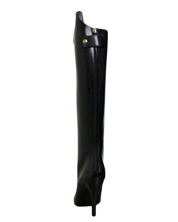 Gucci Leather Elizabeth High Heel Riding Boots - Dallas Designer 