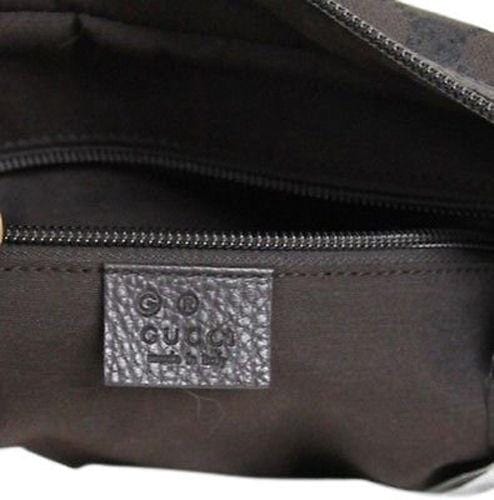 $895 NWT Gucci 282529 Unisex Brown Canvas Shoulder Laptop Bag Tote Handbag - Dallas Designer Handbags