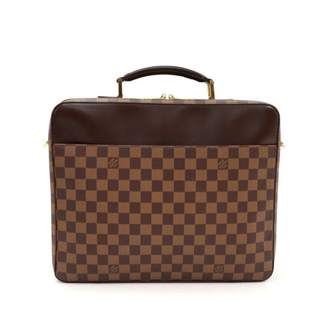 LOUIS VUITTON Ordinator Savannah Ebene Damier Notebook Bag - Final Call