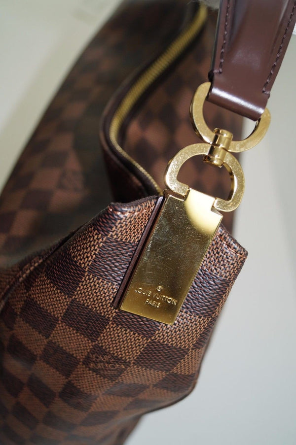 Louis Vuitton Damier Ebene Portobello GM Shoulder Hand Bag