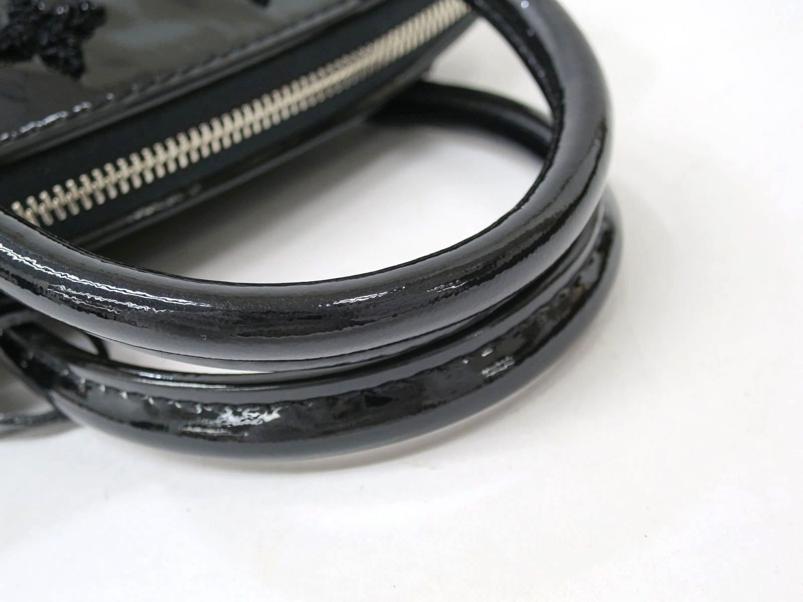 Louis Vuitton Fascination Lockit Handbag Patent Lambskin BB