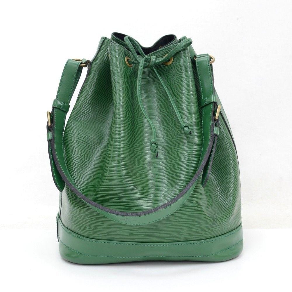 Louis Vuitton Vintage Green Epi Leather Noe No�� Bucket Shoulder Bag